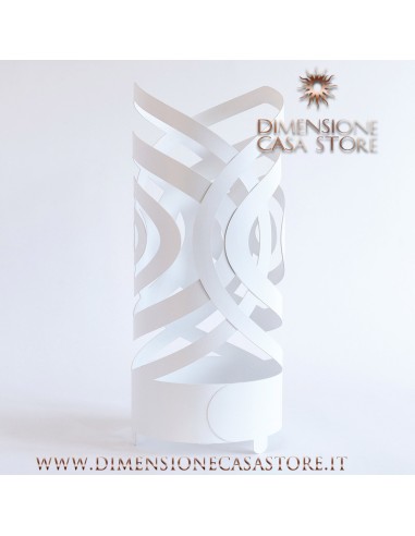 Arti & Mestieri - Portaombrelli moderno Optical-bianco Ø 23x54H
