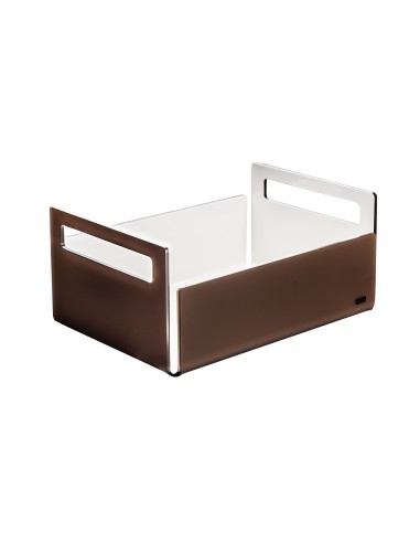 Vesta Home - Cassettina Like Water·marrone Monosatinato·29 X 21 X 13 H Th. 5 Mm