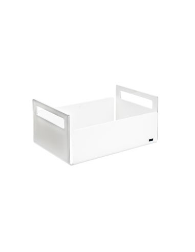 Vesta Home - Cassettina Like Water·bianco Monosatinato·29 X 21 X 13 H Th. 5 Mm