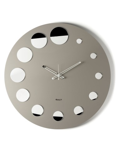 Arti & Mestieri-Orologio da parete minimal Formula nero Ø70 cm