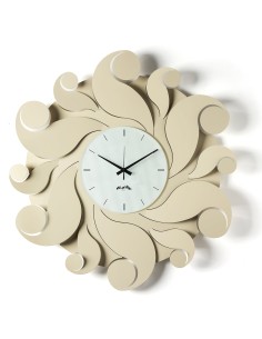 Arti & Mestieri-Orologio da parete particolare Medusa crema ∅ 79 cm