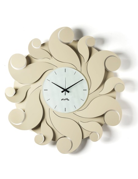 Arti & Mestieri-Orologio da parete particolare Medusa crema ∅ 79 cm