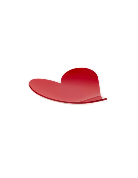 Vesta Home - Vuotatasche Carte Cuori·bianco/rosso·23,5 X 25,5 X 3 H Th. 5 Mm