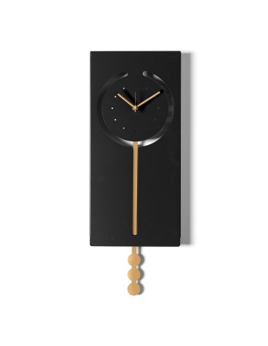 Arti & Mestieri - Orologio a pendolo Omega-nero/oro laccato cm 20x53H
