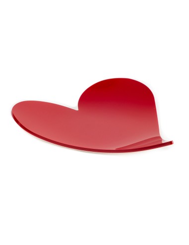 Vesta Home - Vuotatasche Carte Cuori·bianco/rosso·23,5 X 25,5 X 3 H Th. 5 Mm