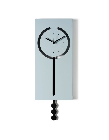 Arti & Mestieri - Orologio a pendolo Omega-cenere/ neroC364 petrolio/nero cm 20x53H
