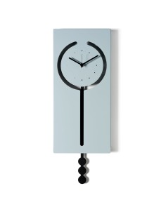 Arti & Mestieri - Orologio a pendolo Omega-cenere/ neroC364 petrolio/nero cm 20x53H 2