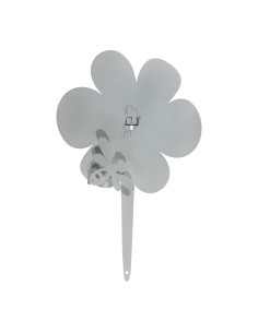 Porta zampirone APE SUL FIORE da vaso bianco