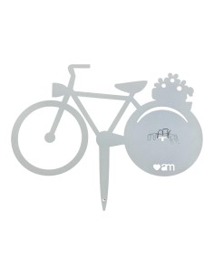 Porta zampirone BICI da vaso bianco