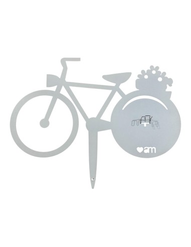 Porta zampirone BICI da vaso bianco