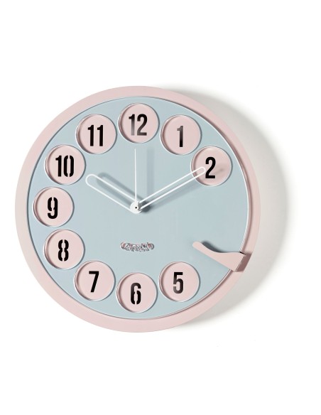 Arti & Mestieri - Orologio vintage Call me-⌀-gelso/cenere 30cm, 4cm di spessore