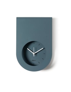 Arti & Mestieri - Orologio di design minimal Lembo-21x32h cm-petrolio 2