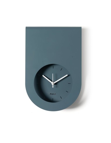 Arti & Mestieri - Orologio di design minimal Lembo-21x32h cm-petrolio