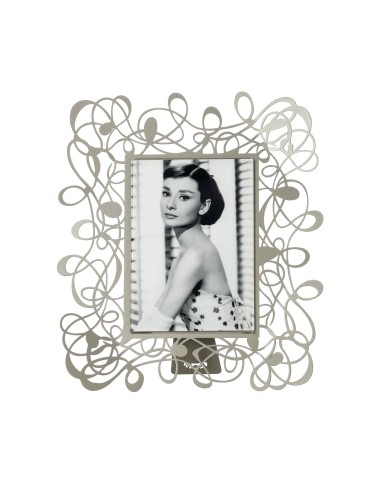 Arti & Mestieri - Portafoto di design Scarabocchio Grande-sabbia 26 x 30 cm di altezza (14 x 18 formato della foto)
