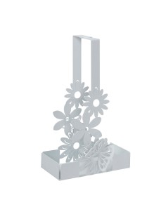 Arti & Mestieri - Porta bicchieri Margherite-16 x-bianco marmo 8 x 27 cm di altezza 2