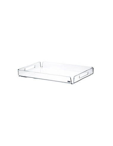 Vesta Home - Vassoio Piccolo Like Water·trasparente·32 X 22 X 3,5 H Th. 5 Mm
