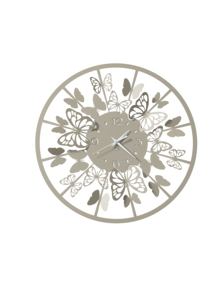 Arti & Mestieri - Orologio da parete di design Sfarfallio piccolo-sabbia 41 cm di diametro