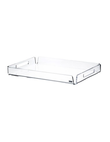 Vesta Home - Vassoio Piccolo Like Water·trasparente·32 X 22 X 3,5 H Th. 5 Mm