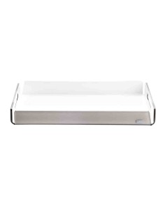 Vesta Home - Vassoio Piccolo Like Water·tortora Monosatinato·32 X 22 X 3,5 H Th. 5 Mm 2