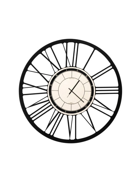 Arti & Mestieri - Orologio da parete di design numeri romani-70 cm di diametro-nero