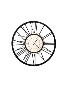 Arti & Mestieri - Orologio da parete di design classico piccolo Big-nero 50-50 cm di diametro