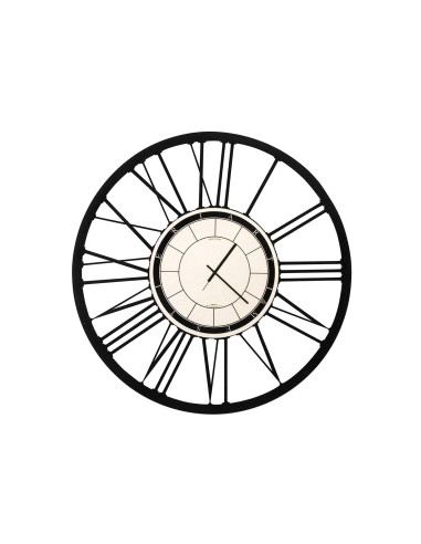 Arti & Mestieri - Orologio da parete di design classico piccolo Big-nero 50-50 cm di diametro
