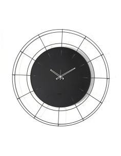 Arti & Mestieri - Orologio da parete contemporaneo Nudo grande-94 cm di diametro-nero 2