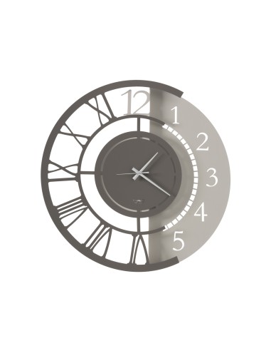 Arti & Mestieri - Orologio da parete particolare Full Metal Jack piccolo-45 cm di diametro-avorio/fango