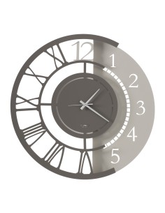 Arti & Mestieri - Orologio da parete particolare Full Metal Jack grande-60 cm di diametro-avorio/fango 2
