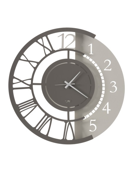 Arti & Mestieri - Orologio da parete particolare Full Metal Jack grande-60 cm di diametro-avorio/fango