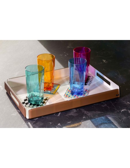 Vesta Home - Vassoio Piccolo Like Water·marrone Monosatinato·32 X 22 X 3,5 H Th. 5 Mm