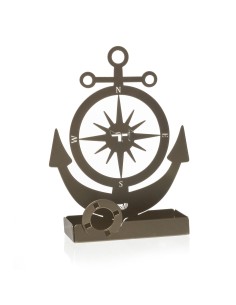 Arti & Mestieri - Porta zampirone di design Ancora da tavolo-bronzo 18x5x21 cm 2