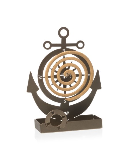 Arti & Mestieri - Porta zampirone di design Ancora da tavolo-bronzo 18x5x21 cm
