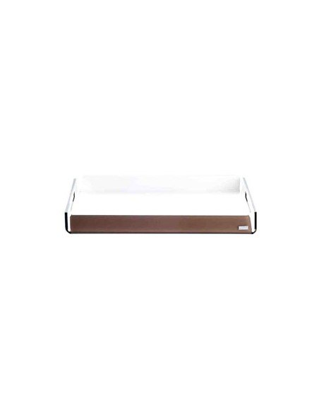 Vesta Home - Vassoio Piccolo Like Water·marrone Monosatinato·32 X 22 X 3,5 H Th. 5 Mm