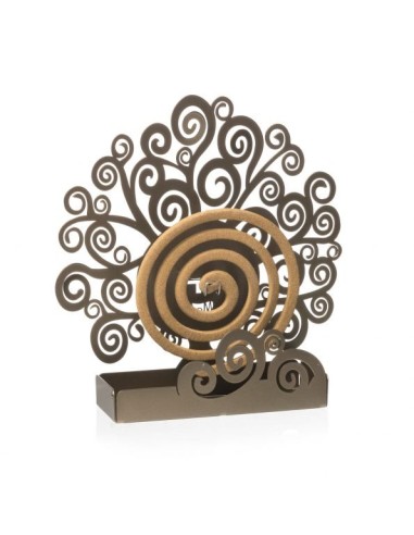 Arti & Mestieri - Porta zampirone di design Albero della Vita da tavolo-bronzo 19x5x18H