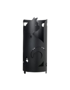 Arti & Mestieri - Portaombrelli di design Gatto- nero Ø 23 x 55 cm di altezza 2