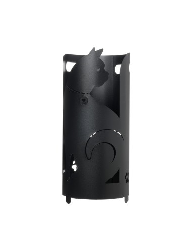 Arti & Mestieri - Portaombrelli di design Gatto- nero Ø 23 x 55 cm di altezza