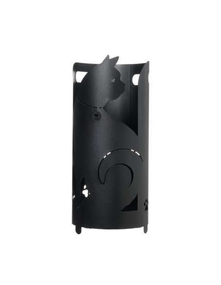 Arti & Mestieri - Portaombrelli di design Gatto- nero Ø 23 x 55 cm di altezza