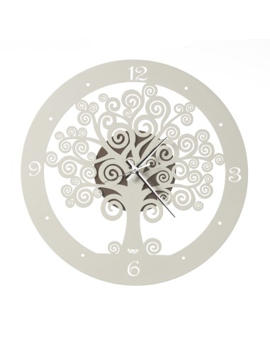 Arti & Mestieri - Orologio da parete particolare Albero della Vita piccolo-bronzo/avorio Diametro 44 cm
