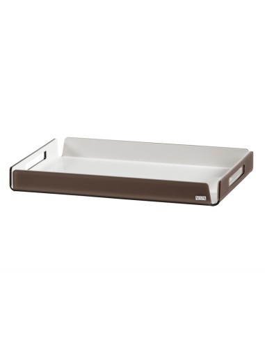 Vesta Home - Vassoio Piccolo Like Water·marrone Monosatinato·32 X 22 X 3,5 H Th. 5 Mm