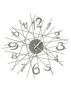 Arti & Mestieri - Orologio di design da parete Zig Zag fango Ø 70 cm 2