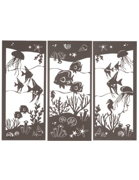 Arti & Mestieri - Pannello con fondale marino Nettuno Fango 130x90h