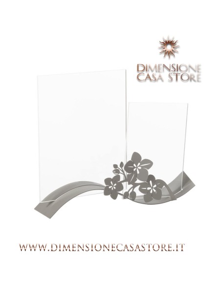 Arti & Mestieri - Portafoto di design Fior di Loto Ondina fango 35 x 20 cm di altezza (15 x 20 + 20 x 25 formato foto)