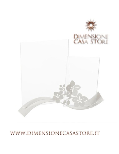 Arti & Mestieri - Portafoto di design Fior di Loto Ondina-avorio 35 x 20 cm di altezza (15 x 20 + 20 x 25 formato foto)