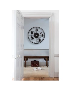 Arti & Mestieri - Orologio da parete Teo nero Ø 50 cm 2