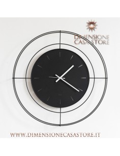 Arti & Mestieri - Orologio da parete contemporaneo Nudo piccolo nero  Ø 59 cm 2