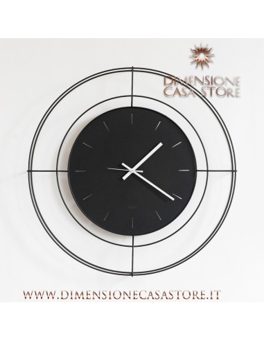 Arti & Mestieri - Orologio da parete contemporaneo Nudo piccolo nero  Ø 59 cm