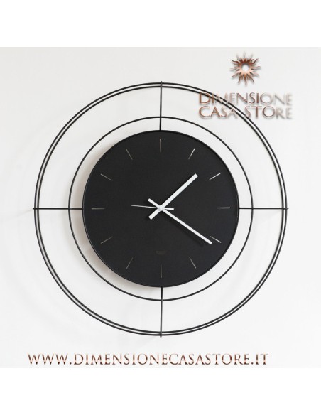Arti & Mestieri - Orologio da parete contemporaneo Nudo piccolo nero  Ø 59 cm