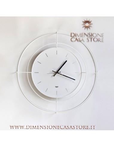 Arti & Mestieri - Orologio da parete contemporaneo Nudo piccolo bianco-59 cm di diametro