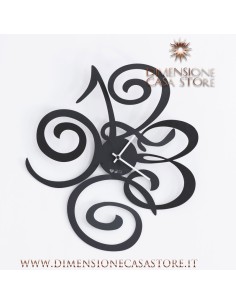 Arti & Mestieri - Orologio da parete Love Filomena nero cm 40x45h 2